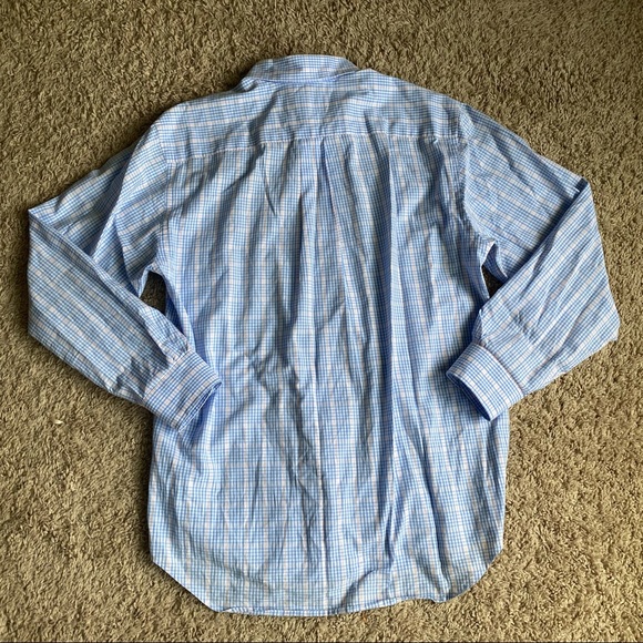 Vineyard Vines Men’s Small Button Down blue pink - Picture 4 of 9